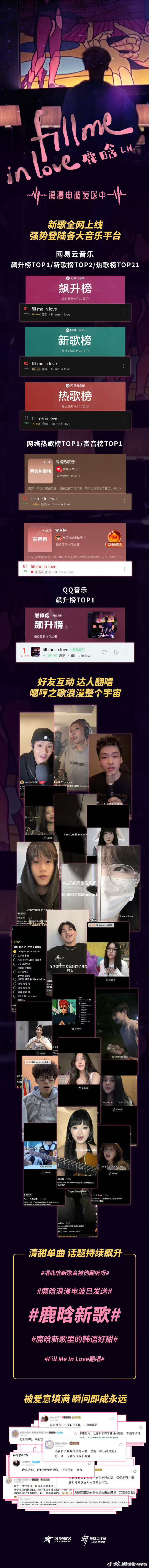 #鹿晗新单曲##鹿晗[超话]#哥好牛！！世界上怎么会有这么完美的人，长的好看就算