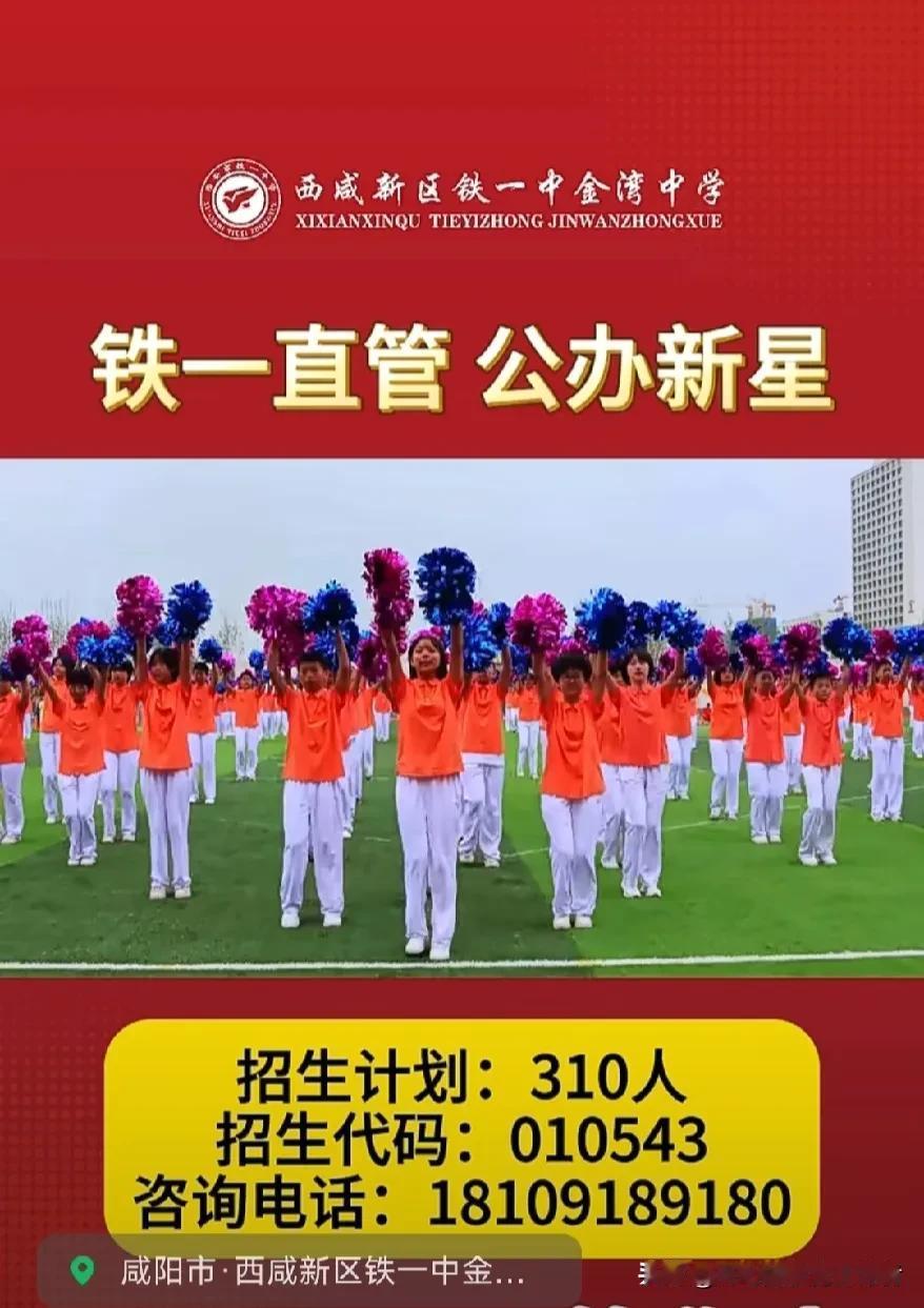  【西咸新区第一强校】  铁一中金湾，报考代码：010543
    ​一所让秦