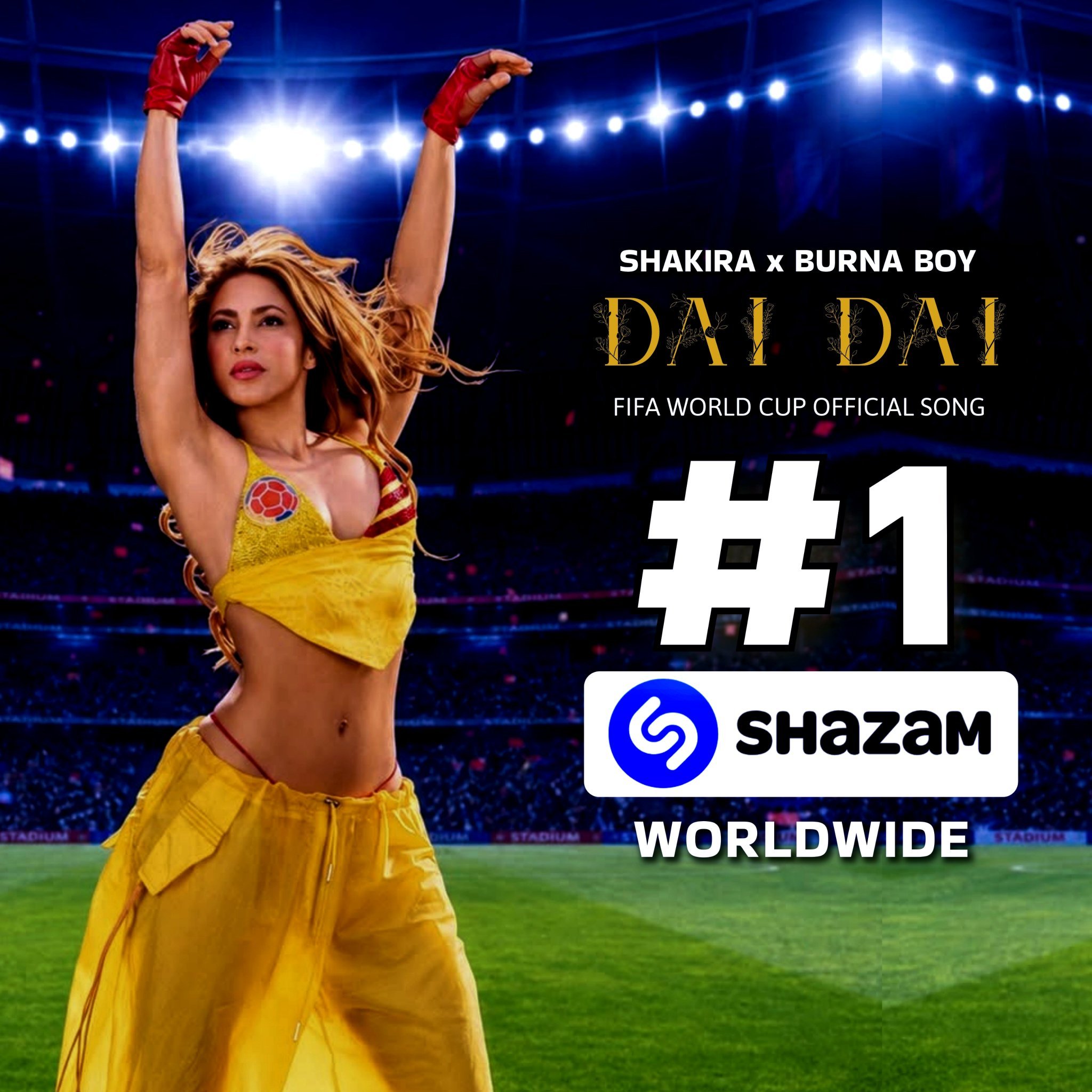 【Dai Dai】登顶Shazam全球榜🏆Shakira夏奇拉不会老吗夏奇拉将