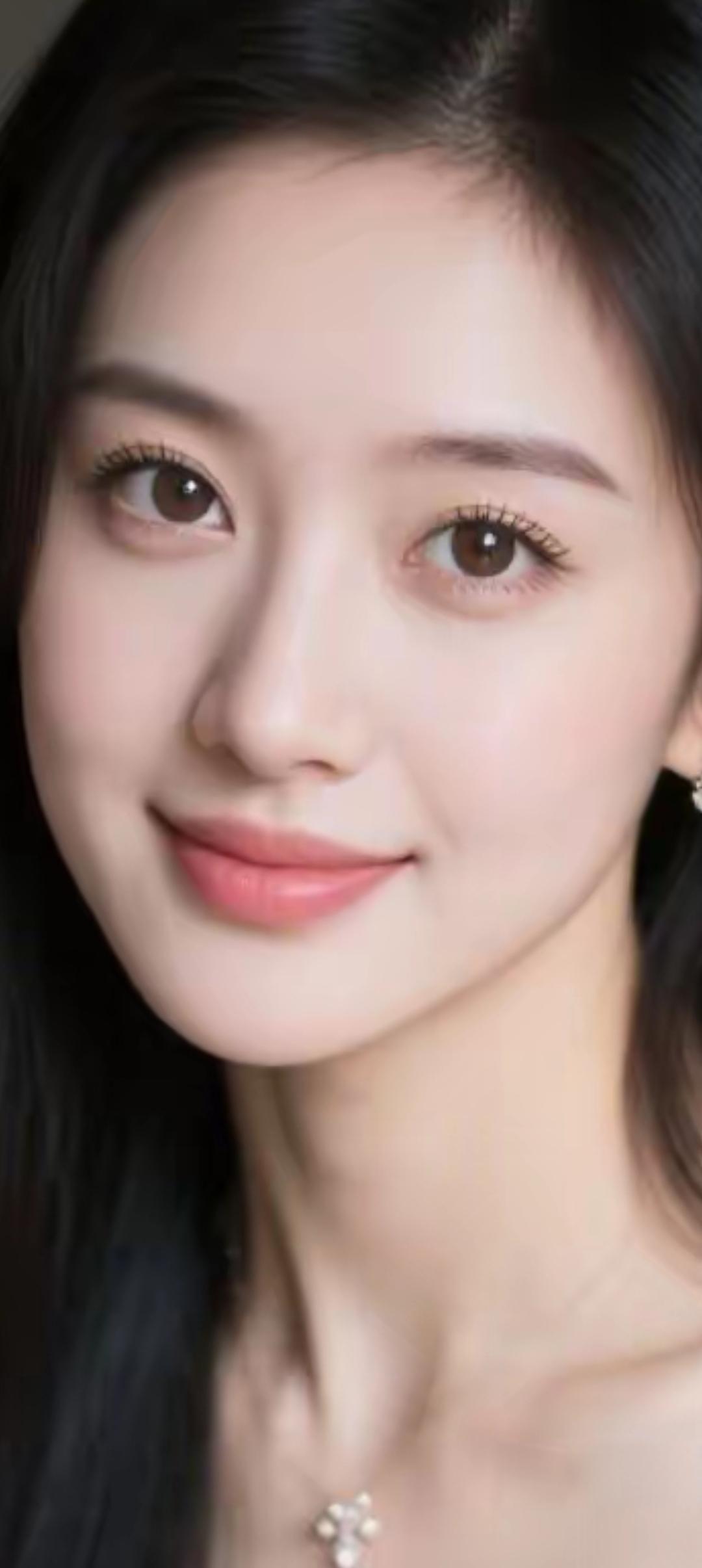 甜美笑容，温柔眼眸，清新自然，女神范儿十足！🌸💖