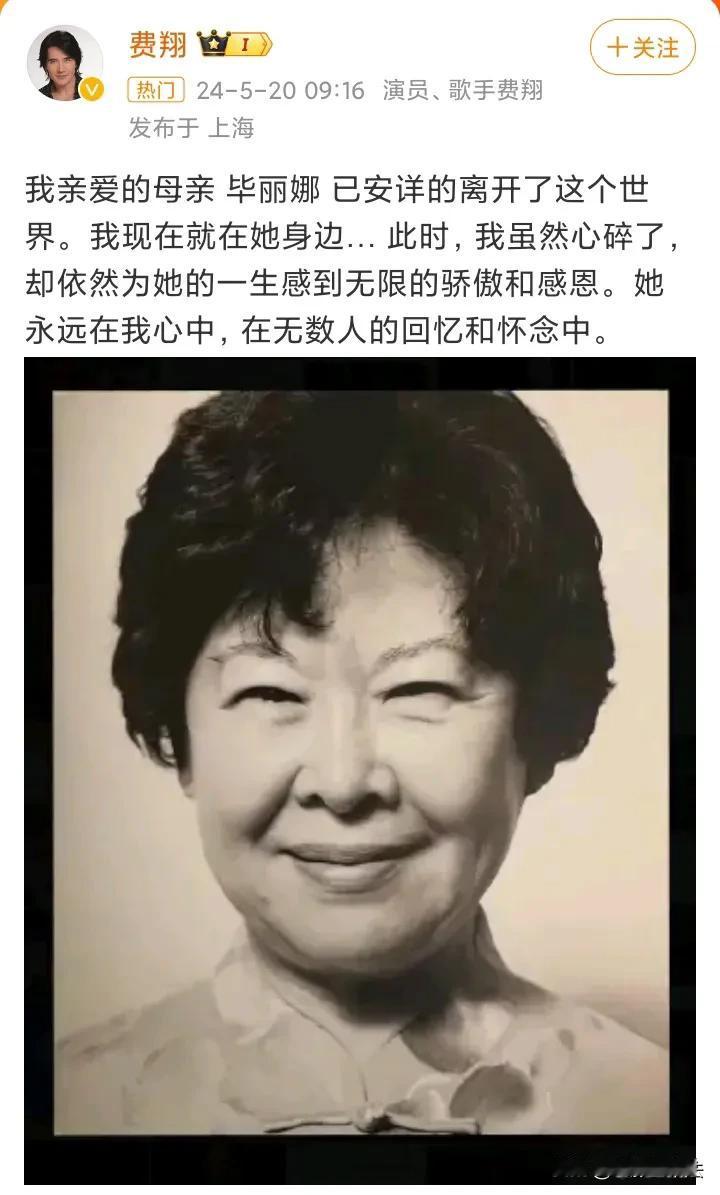 费翔母亲很可能是我党地下党精英。她的前夫是第一批到宝岛的地下党，之后她嫁给了美国