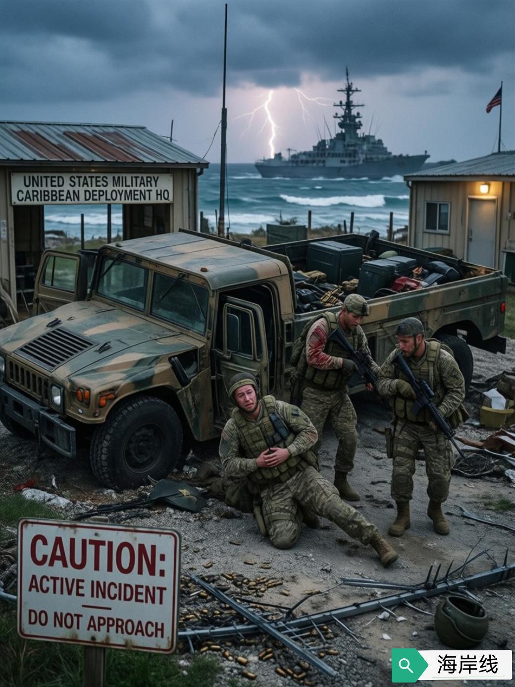 据美联社2月13日报道，特朗普一声令下，美军这几天在加勒比海搞了一场大规模兵力集