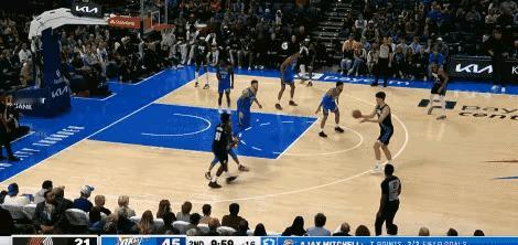 杨瀚森3分+空中接力单手暴扣，今天杨瀚森NBA首个3分终于来啦！小杨第4节垃圾时