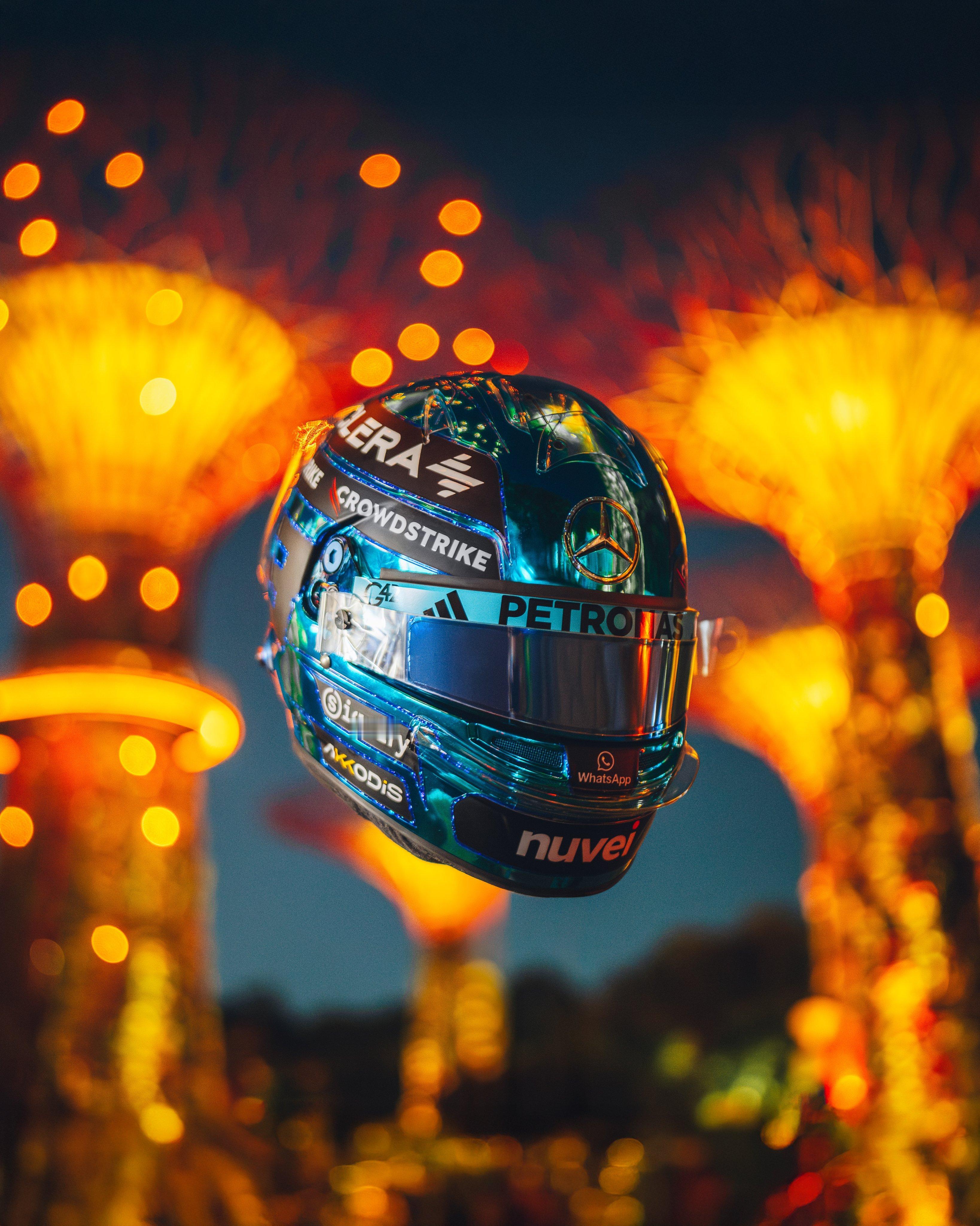 F1[超话]  Blue Chrome 即将登陆新加坡街头2025新加坡大奖赛，