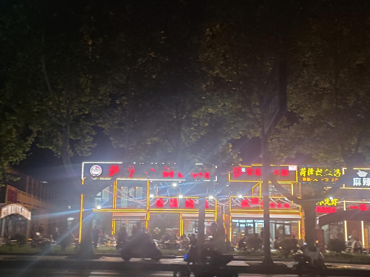 夜幕笼罩着凤城，华灯亮起，夜色渐深。灯光掩映之下人来人往，晚风拂面，处处透着暖意