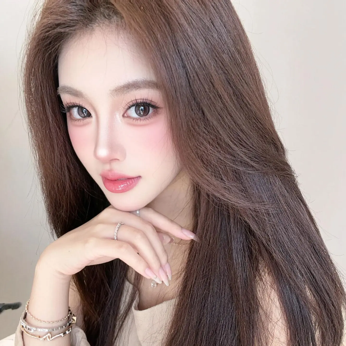 AI柔美自拍 ai创作 写真照