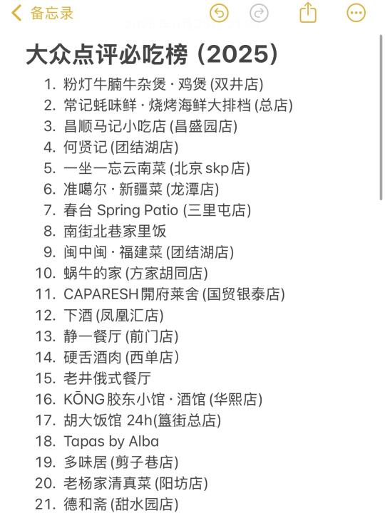 北京2025必吃榜出炉了。。。🥹🥹