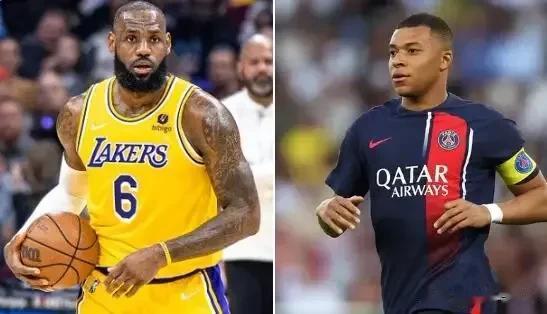 震惊！詹姆斯20年薪水还不如姆巴佩一年！
詹姆斯20年NBA生涯总薪水：5.31