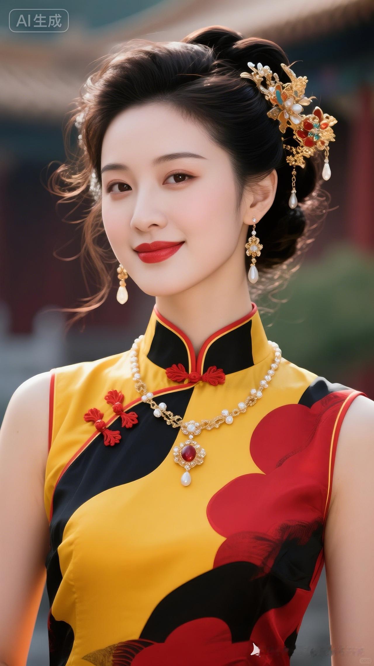 古典优雅，韵味十足，旗袍之美尽显东方风韵。