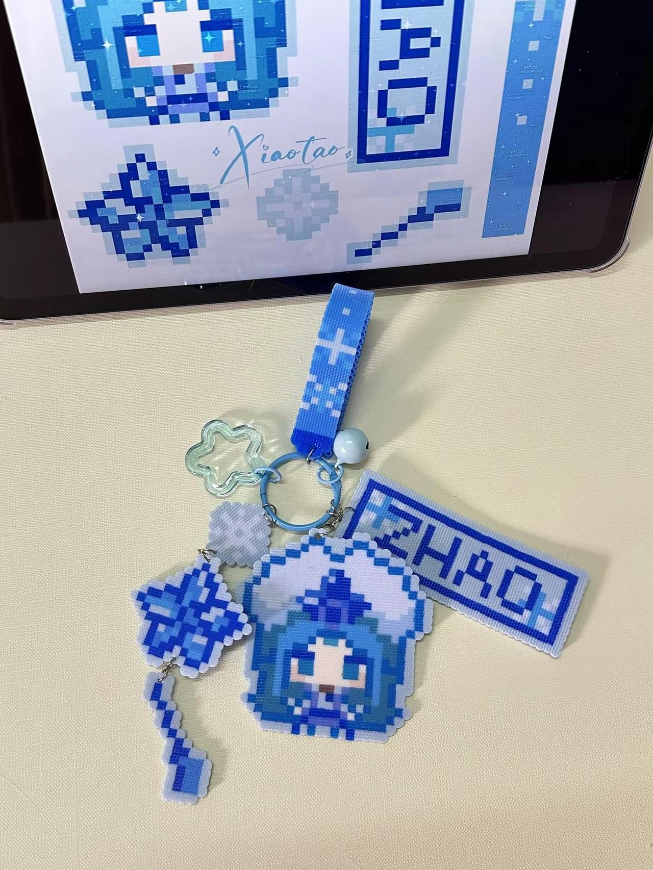 拼豆 | 昭君挂件 王昭君 挂件 拼豆