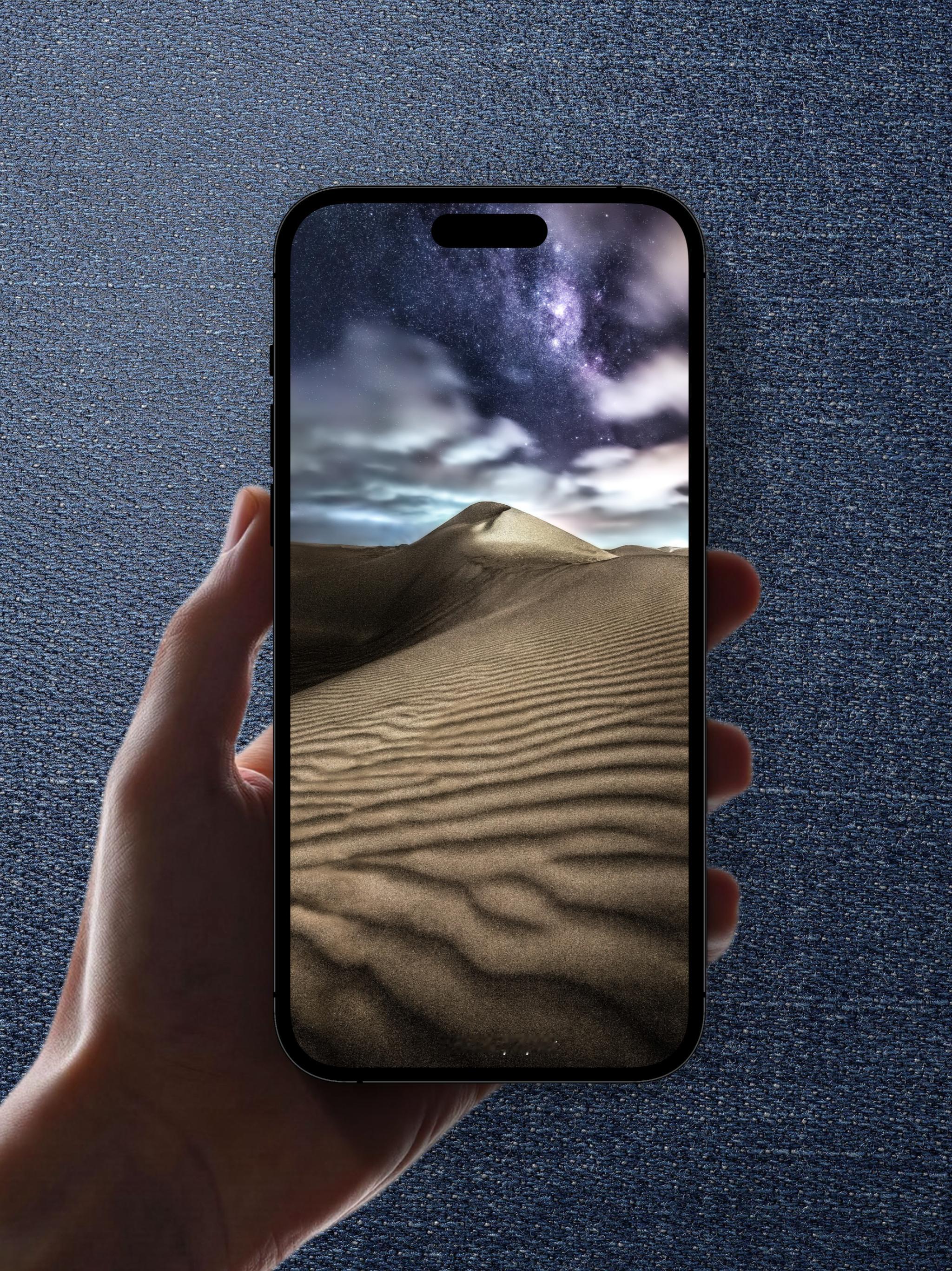 iOS沙丘与星河 氛围感壁纸 ​​​