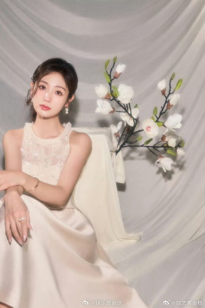 邢菲拍照的时候跑到杨幂前面邢菲抢C杨幂 绿瓷美人没必要单单盯着站位这件事过度解读