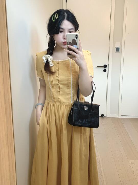 🌻复古浪漫的连衣裙～