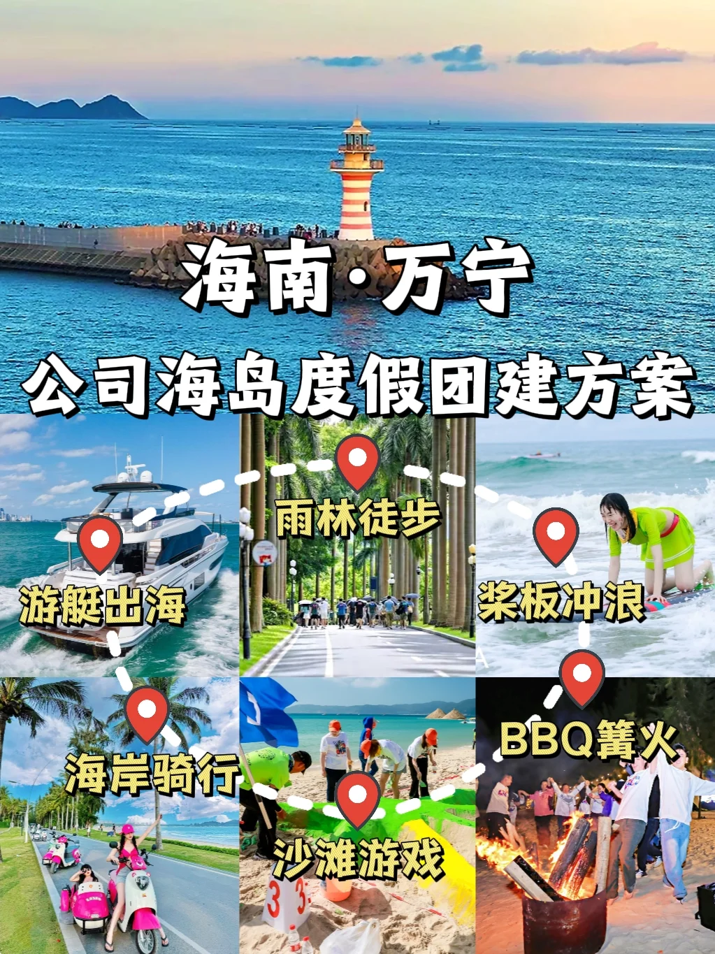 被问爆了🔥万宁团建4天3夜方案，HR必看