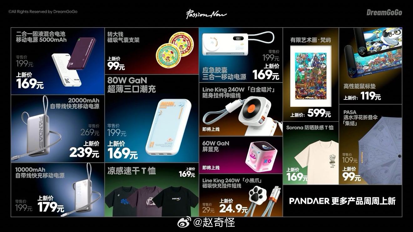 追求源于热爱  全新一波配件更新dreamgogo 追求源于热爱pandaer