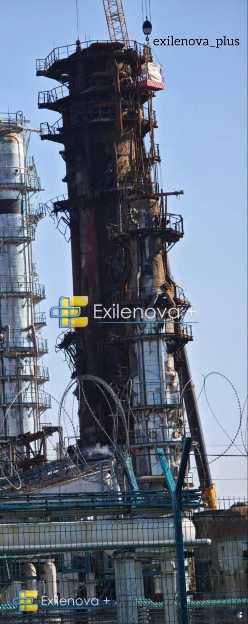 8月10日乌军远程打击力量袭击了秋明州西布尔集团托博尔斯克石化厂，厂区一座精馏塔