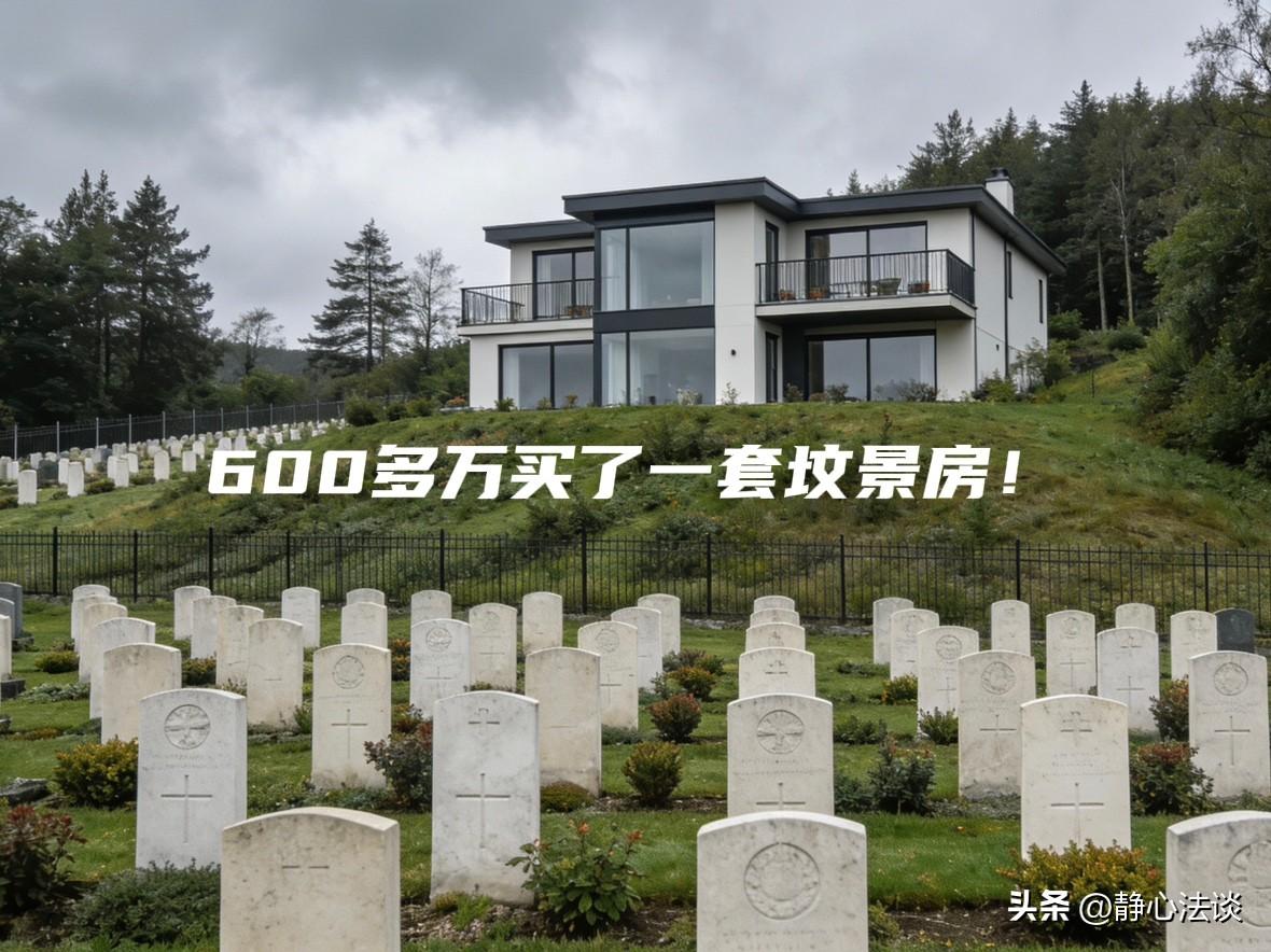 四川成都，男子定了一套600多万的别墅，交了20万的定金后，发现小区对面竟然是公