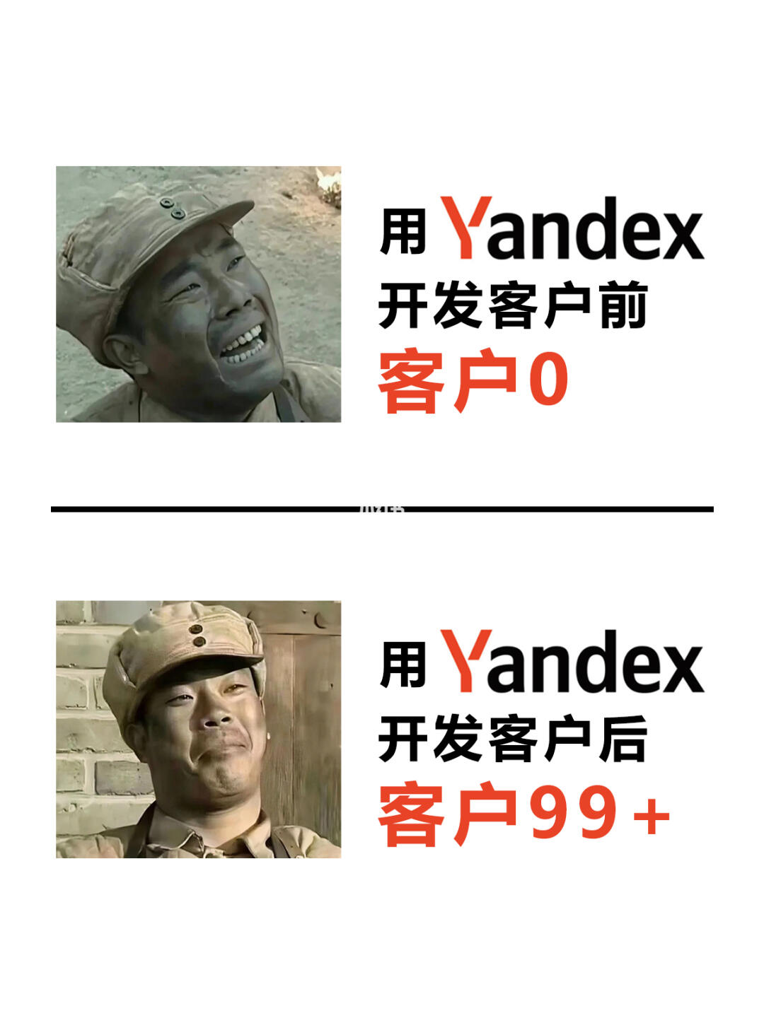 yandex有多好用，一天开发客户99+