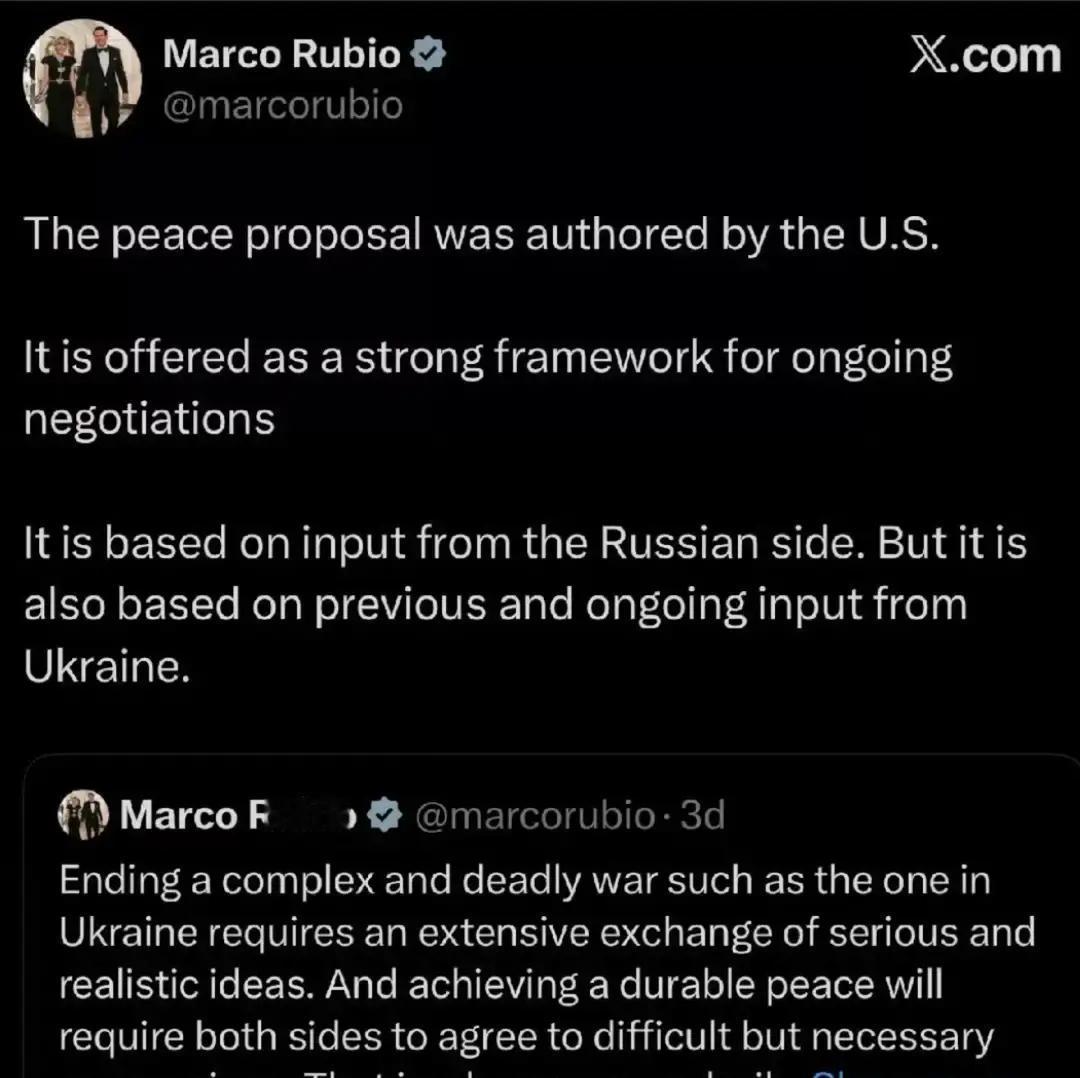 就在刚刚。
 
美国参议员马可·鲁比奥突然宣布了。据其社交账号内容，他称所谓“2