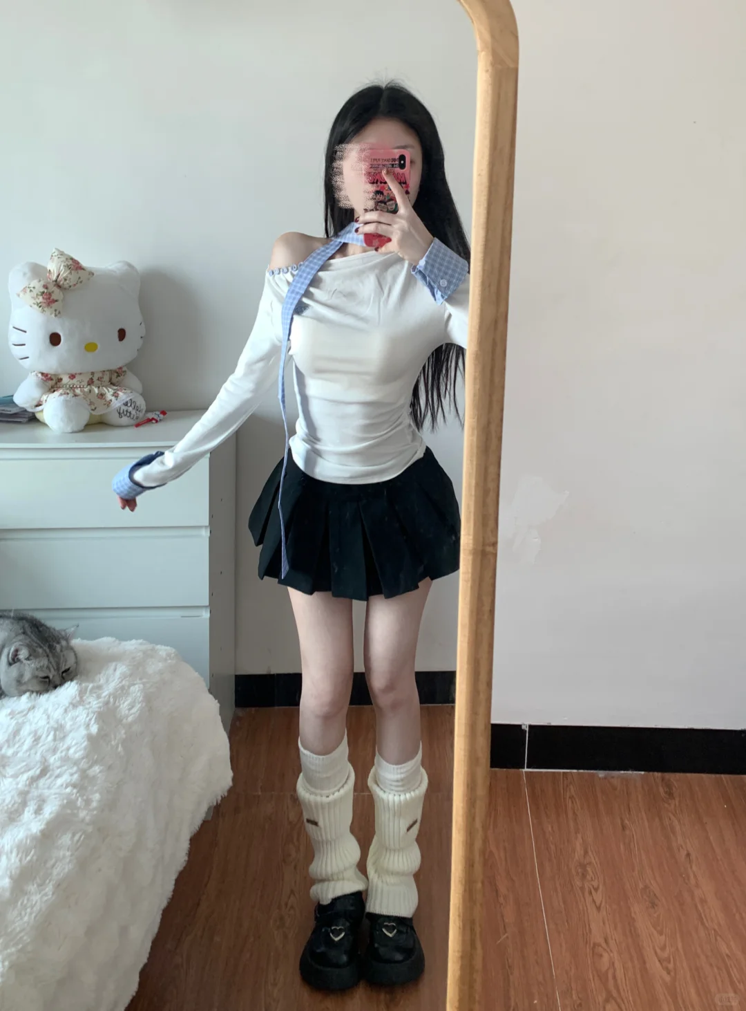 我太会买了！！好温柔 开春这样穿！！