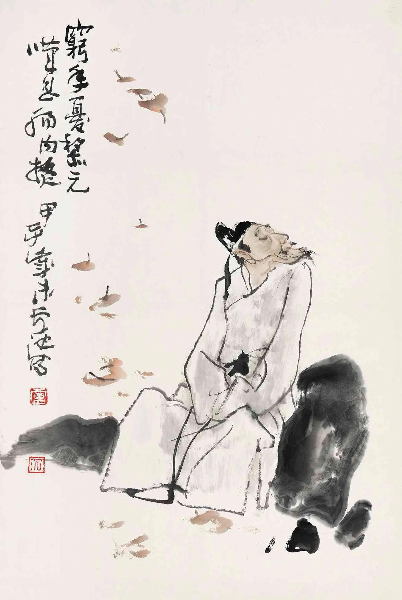 上联：秋叶失意悄悄落
下联：[比心]

网络图片/诚谢侵删