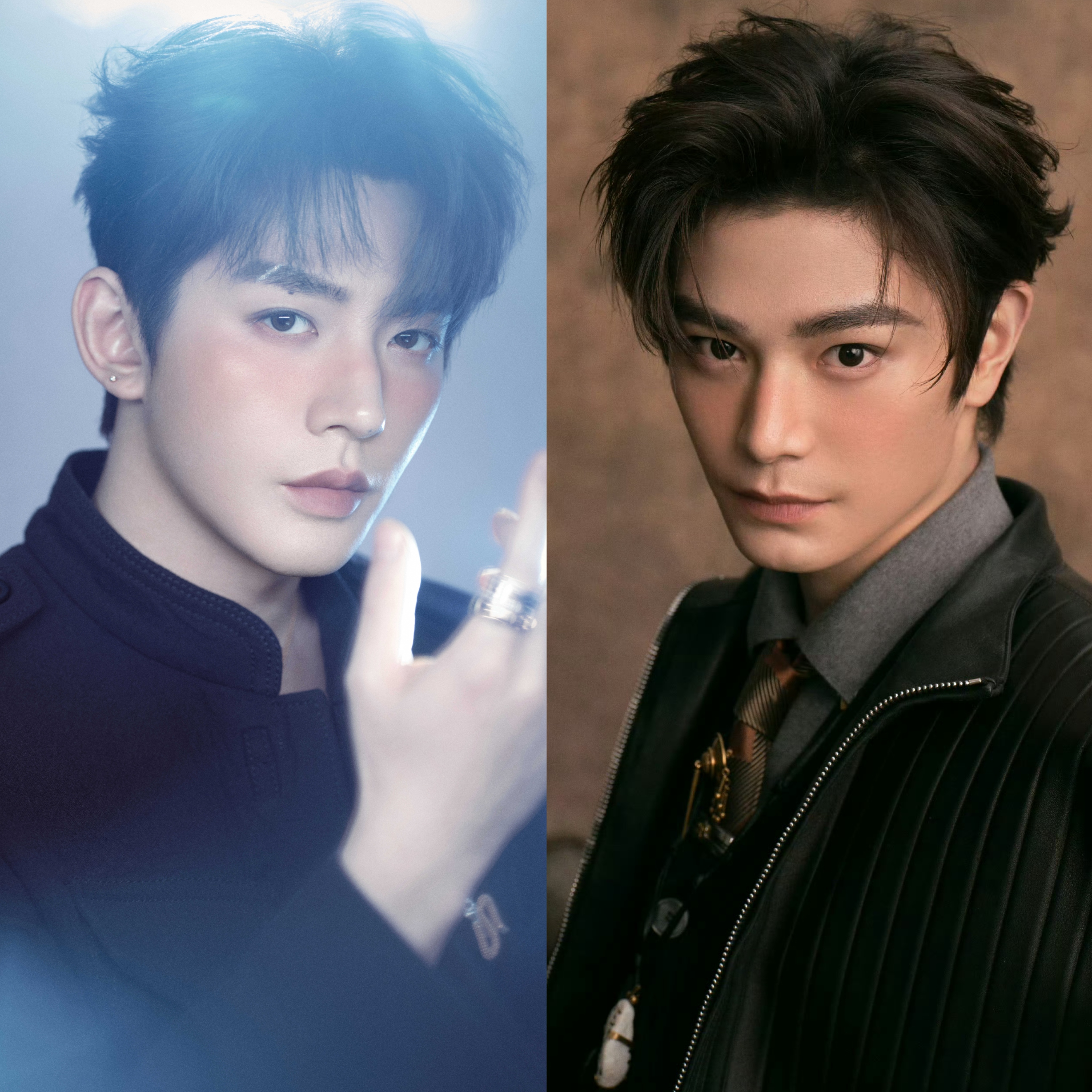 微博之夜出图邓为和丁禹兮今天造型出来了，网友直呼妆容好像好像都有腮红同一个化妆师