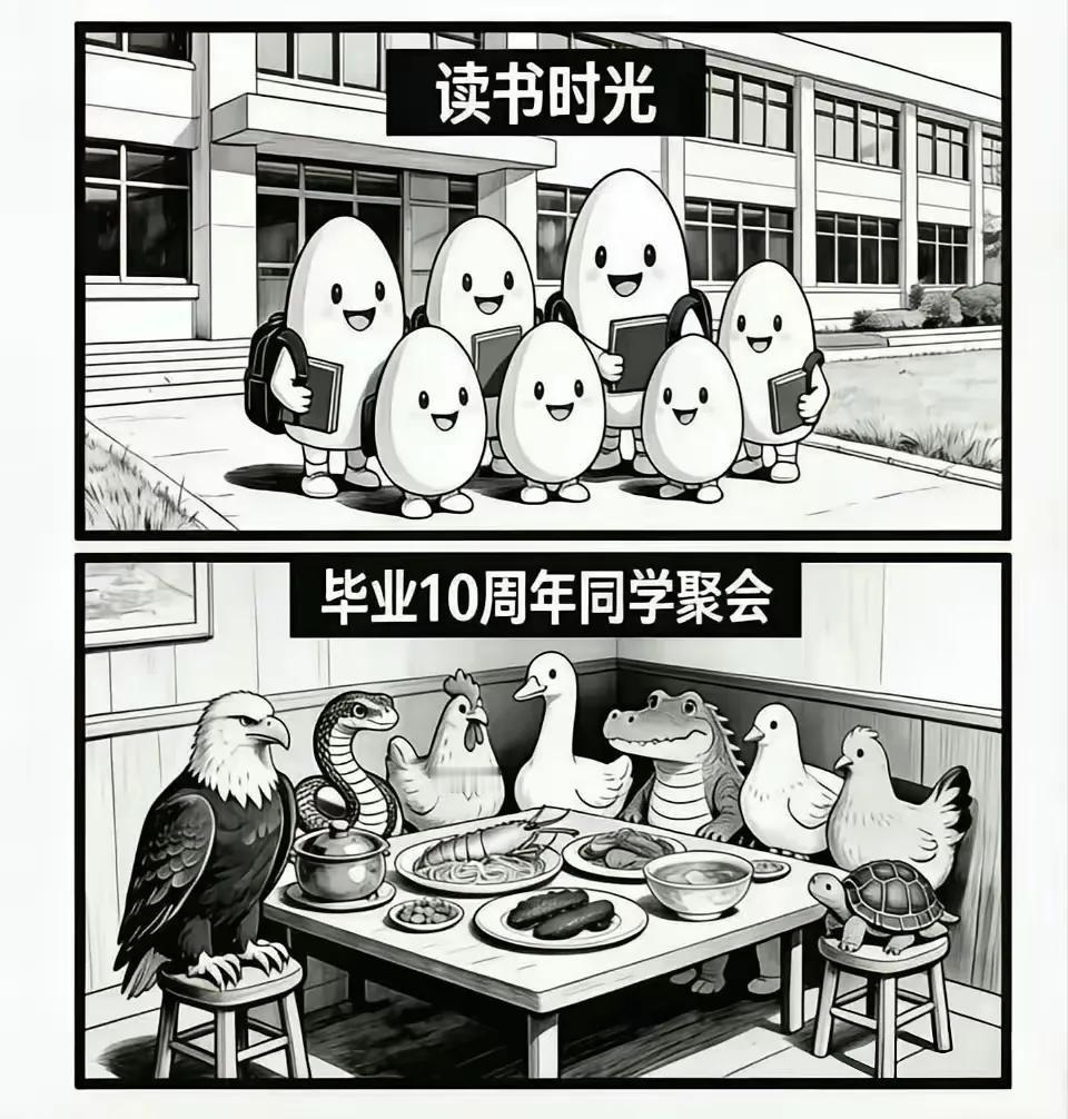 我中学的同学，有的早早成了杀人犯，有的十八年后又重新投胎，还有财务自由n个女友的