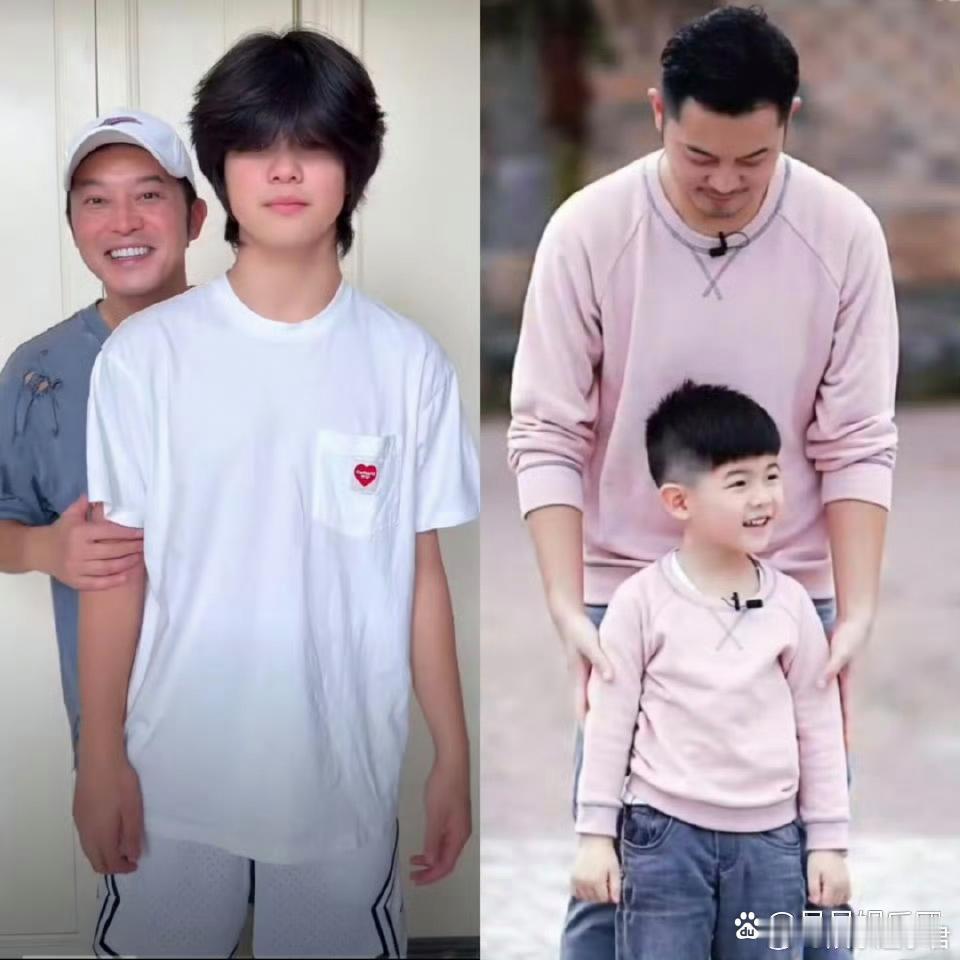 沙溢儿子安吉14岁近照，OMG……安吉一米八了！好像还停留在，他软萌可爱的时候，