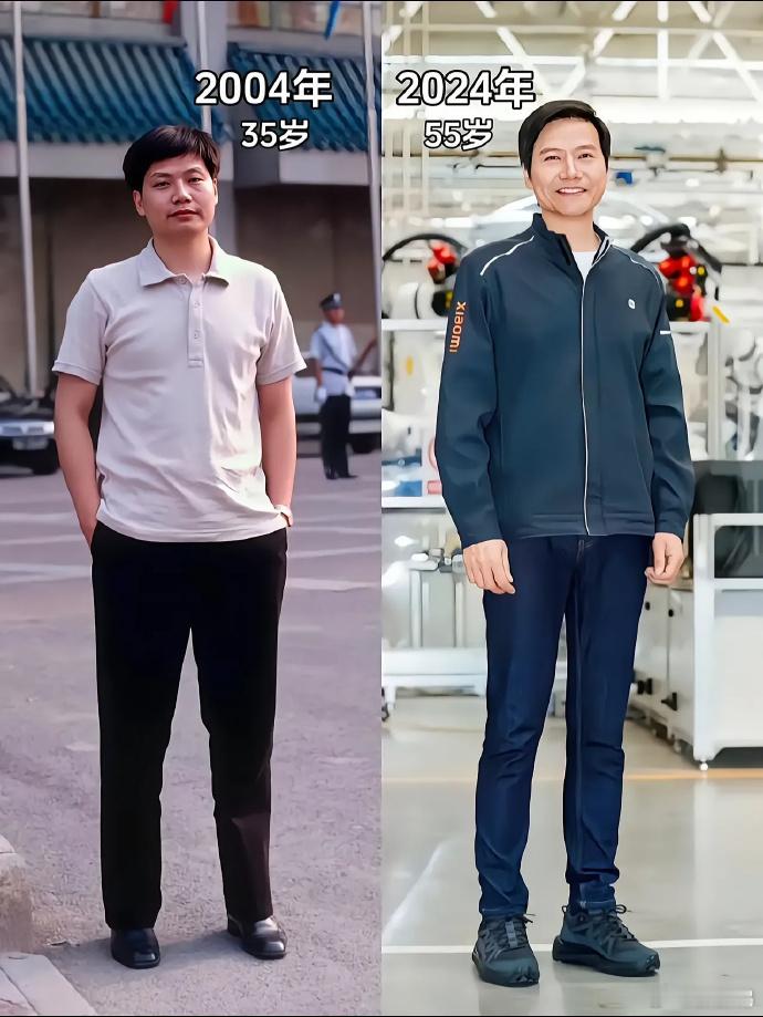 雷军35岁估计不会知道现在他会这么有钱，那时候是小雷 现在是雷总 