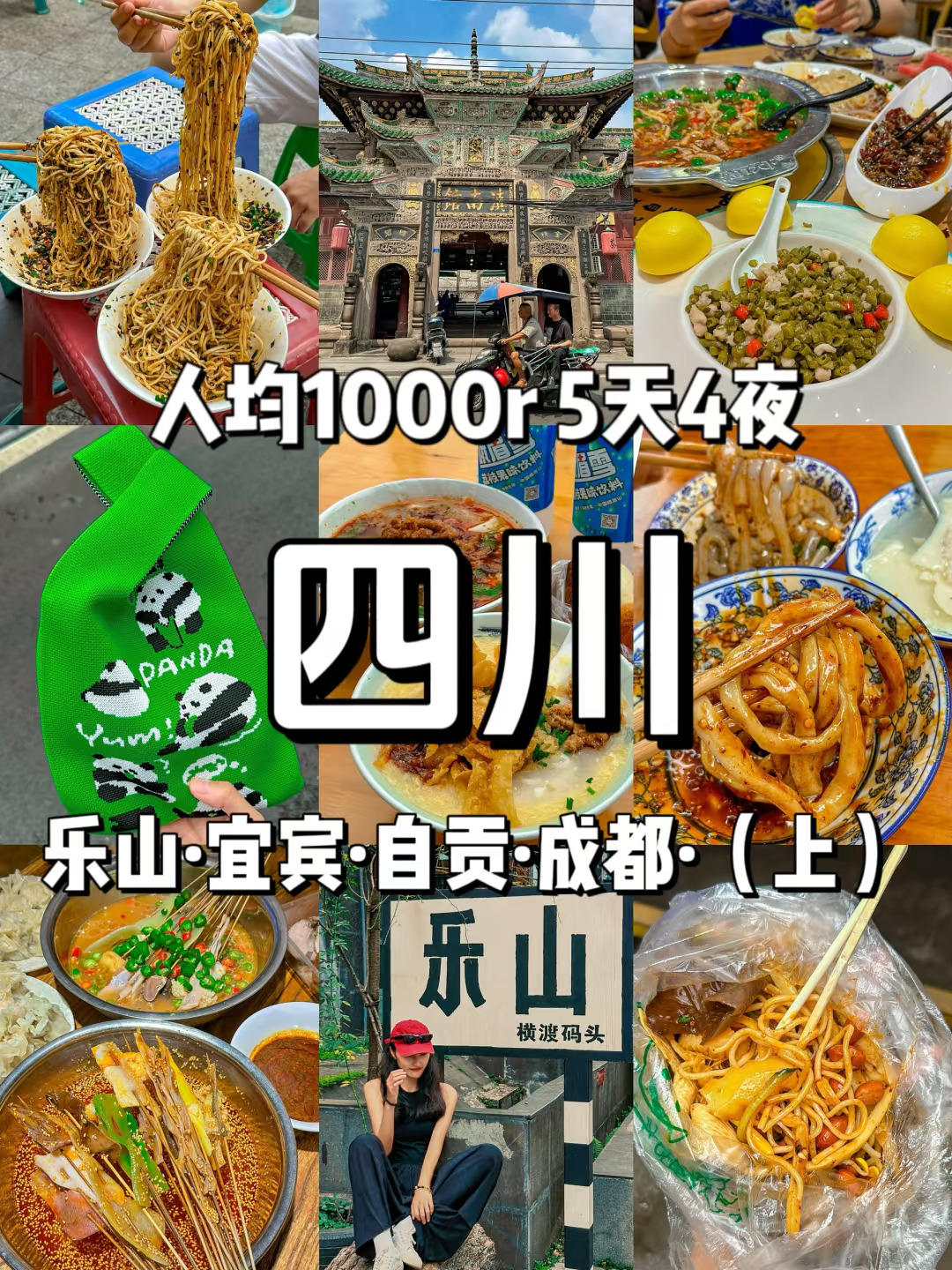 人均1000乐山宜宾自贡成都五天四夜游（上）