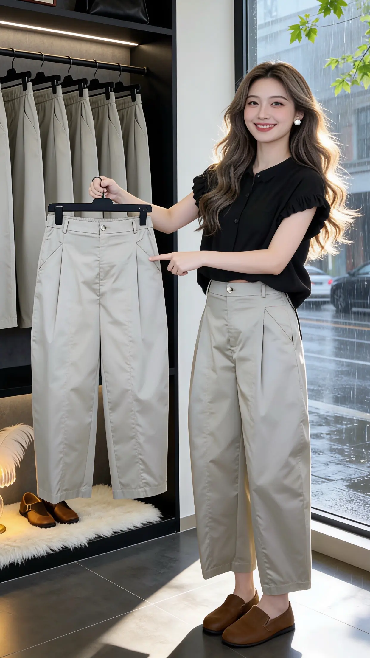 百搭神裤人手一条 修饰腿型的裤子 穿出你的chic风 一周穿搭潮裤 显...