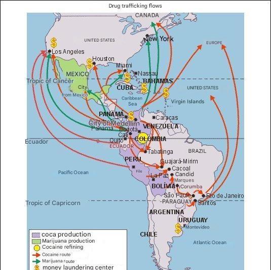 美国再次打击毒贩