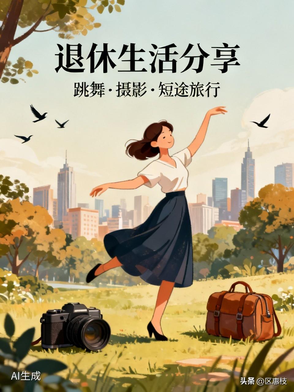 退休不是养老，是人生下半场的开场！跳舞摄影短途旅行，日子越活越精彩！