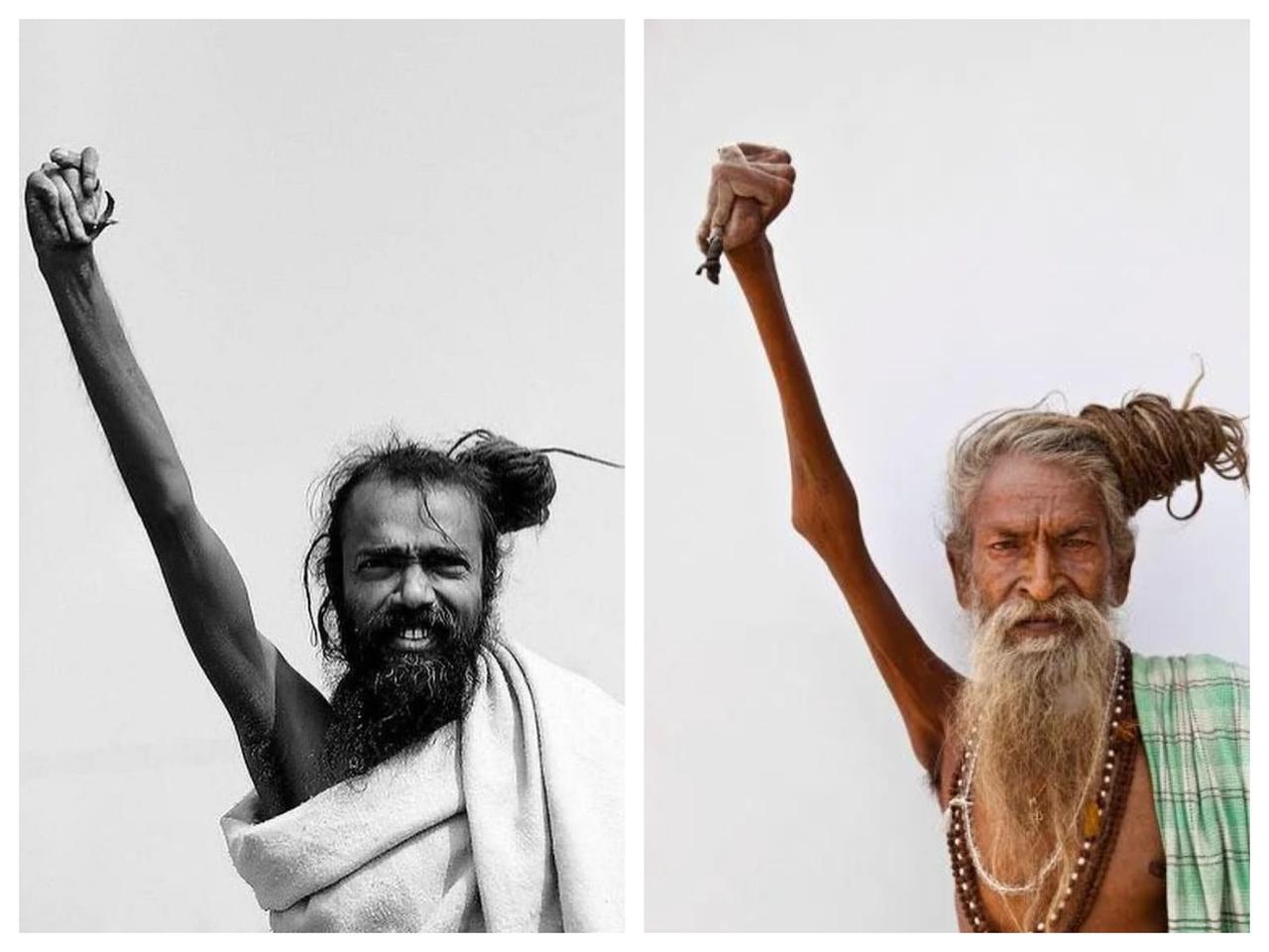 为了“世界和平”，印度男子高举右手51年！

阿马尔·巴勒蒂 (Amar Bha