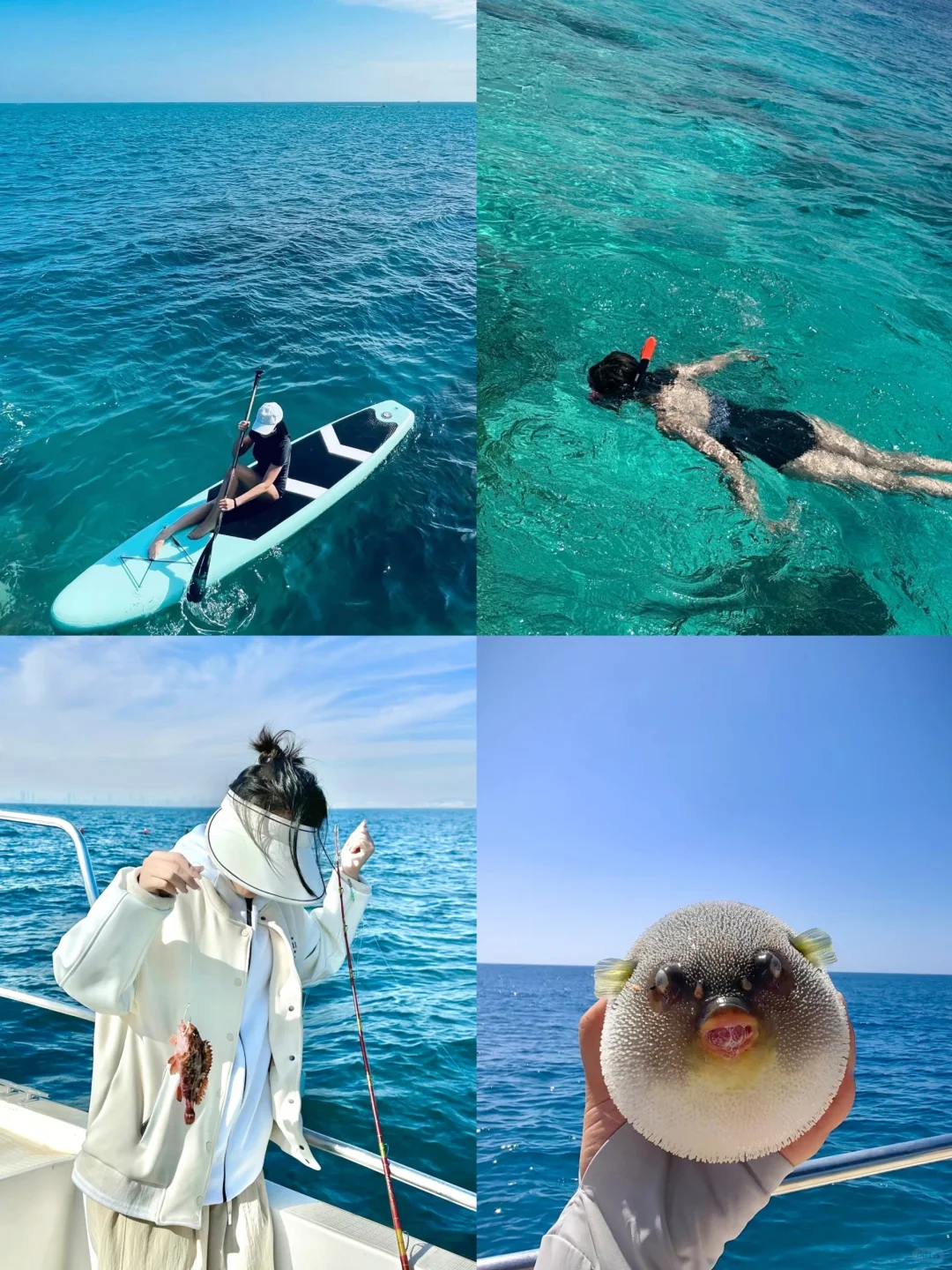 不要暑假来涠洲岛啦丨因为浮潜钓鱼真的