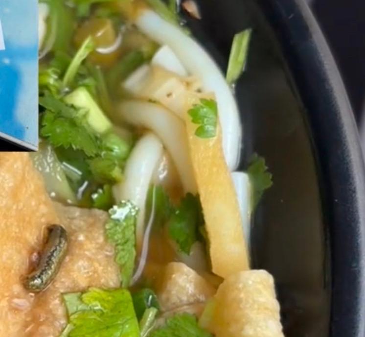 【玉林市区一店铺吃桂林米粉吃出不明东西】1月18日，网友爆料称：玉林市区一网红店