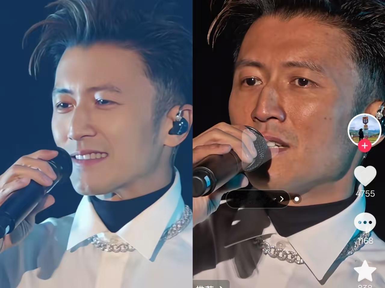 谢霆锋
有滤镜的，好看，无灵魂。无滤镜的，很阳光，很有魅力。