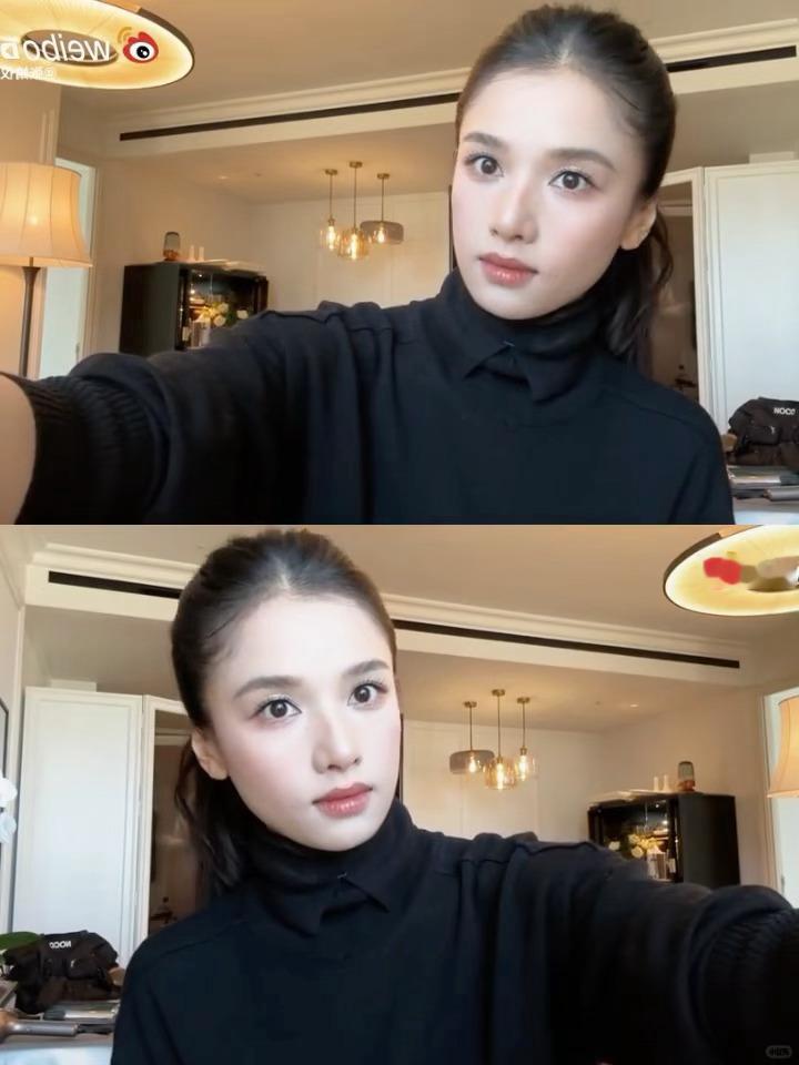 张婧仪这个面部对称度 惊为天人🥹不敢想象有人镜像对比还这么对称张婧仪 ​​​
