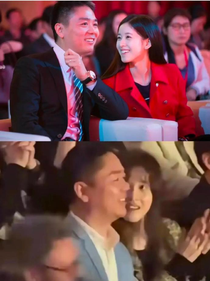 十年过去，章泽天对刘强东依然是一脸崇拜，或许这就是真爱吧～ ​​​