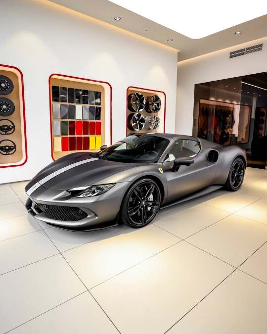 今日份鉴赏｜🩶磨砂银灰法拉利296GTS