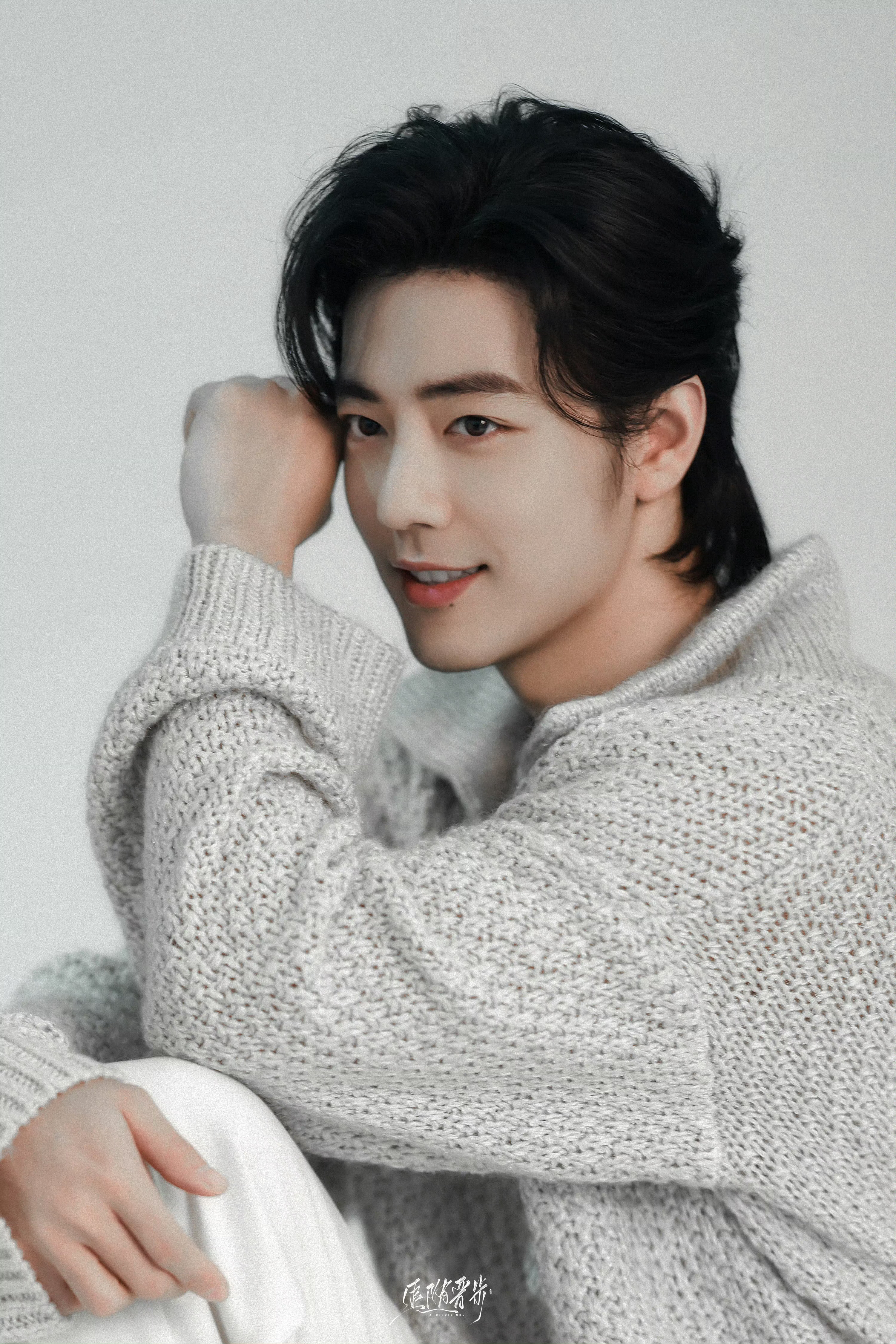 清新帅气的毛衣战 真好看真养眼！肖战◎肖战米兰时装周
