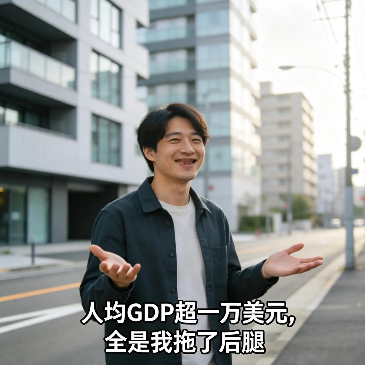 人均GDP超一万美元，笑着自嘲全是我拖了后腿
 
最近看到经济数据心里感慨万千，