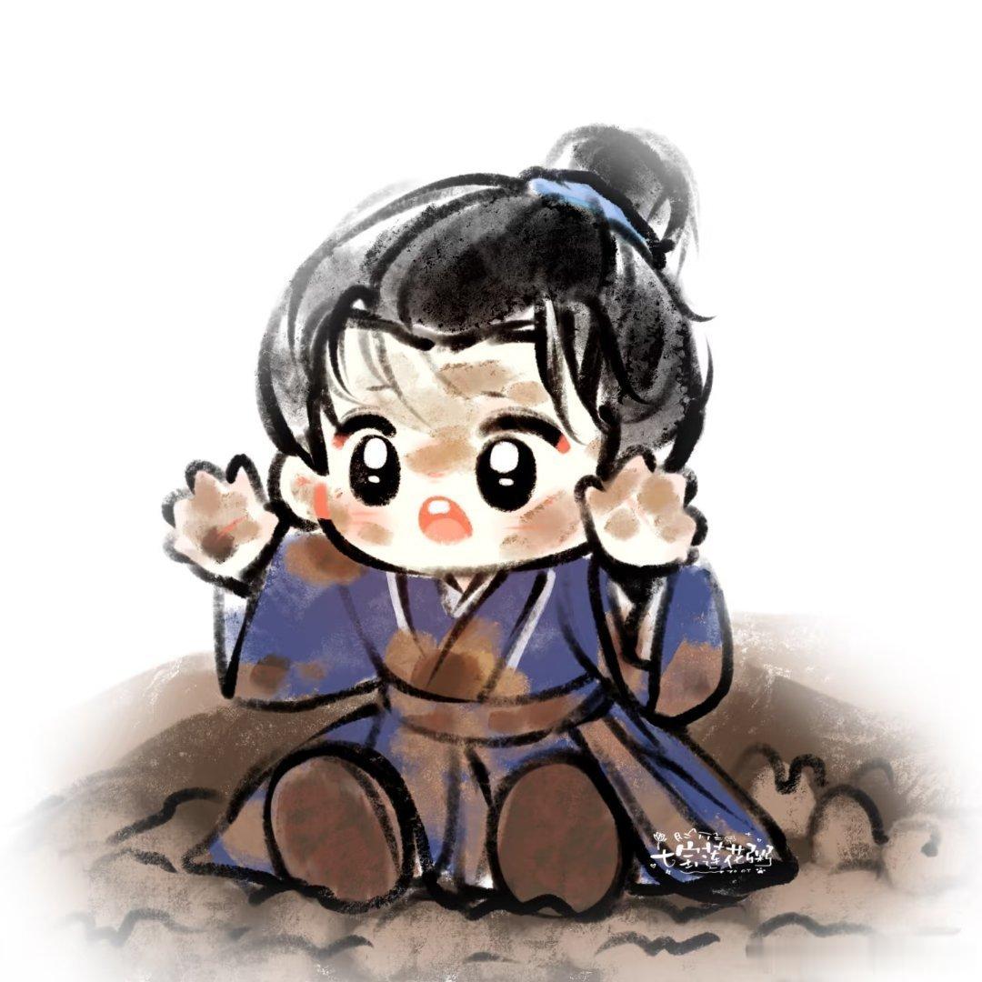 今天是Q版太子殿下宠一下我们的朱瞻基早上好，吃饭饭香的一天开始了成毅