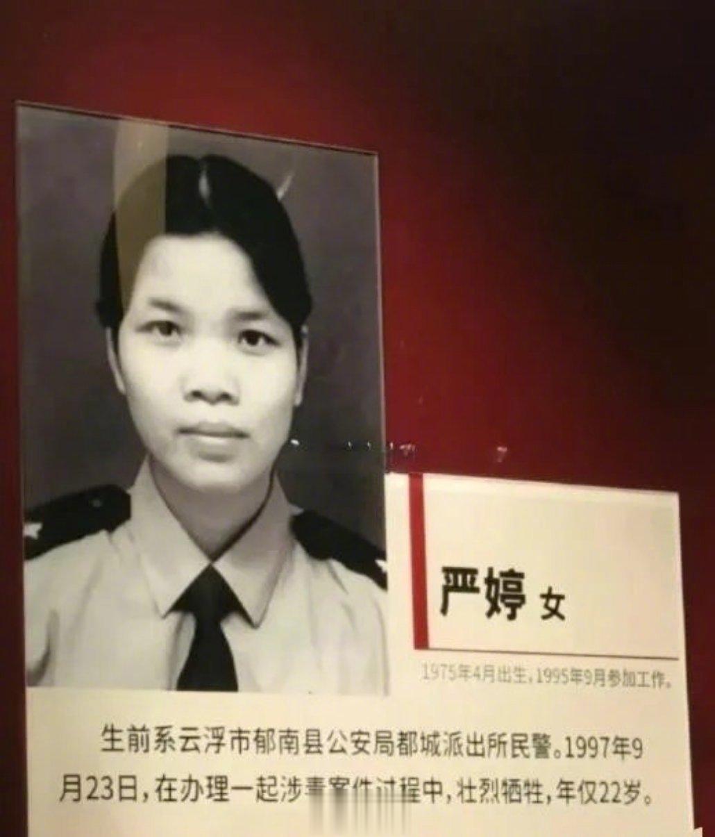 禁毒女英烈严婷，在被丧心病狂的毒贩用水泥块多次重击头部，生命垂危的情况下，仍与毒