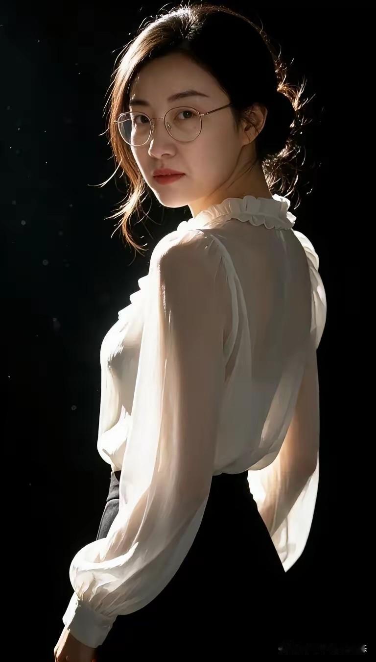 终于看明白了！
这张图厉害在哪。
不是什么高深技巧，就是那一束侧逆光，把身体的线