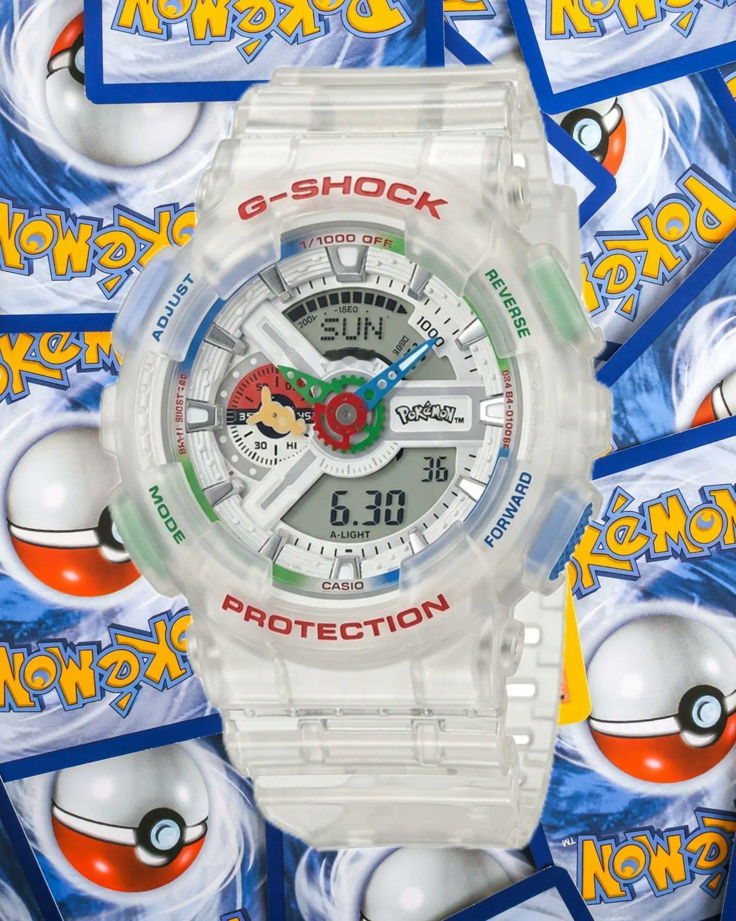 卡西欧G-SHOCK和《宝可梦》手表联名款泄露宝可梦
