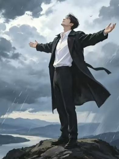 天净沙·肝胆照山河
风雨人间过客，
横刀向天高歌。
纵无人知我意，
肝胆长明，