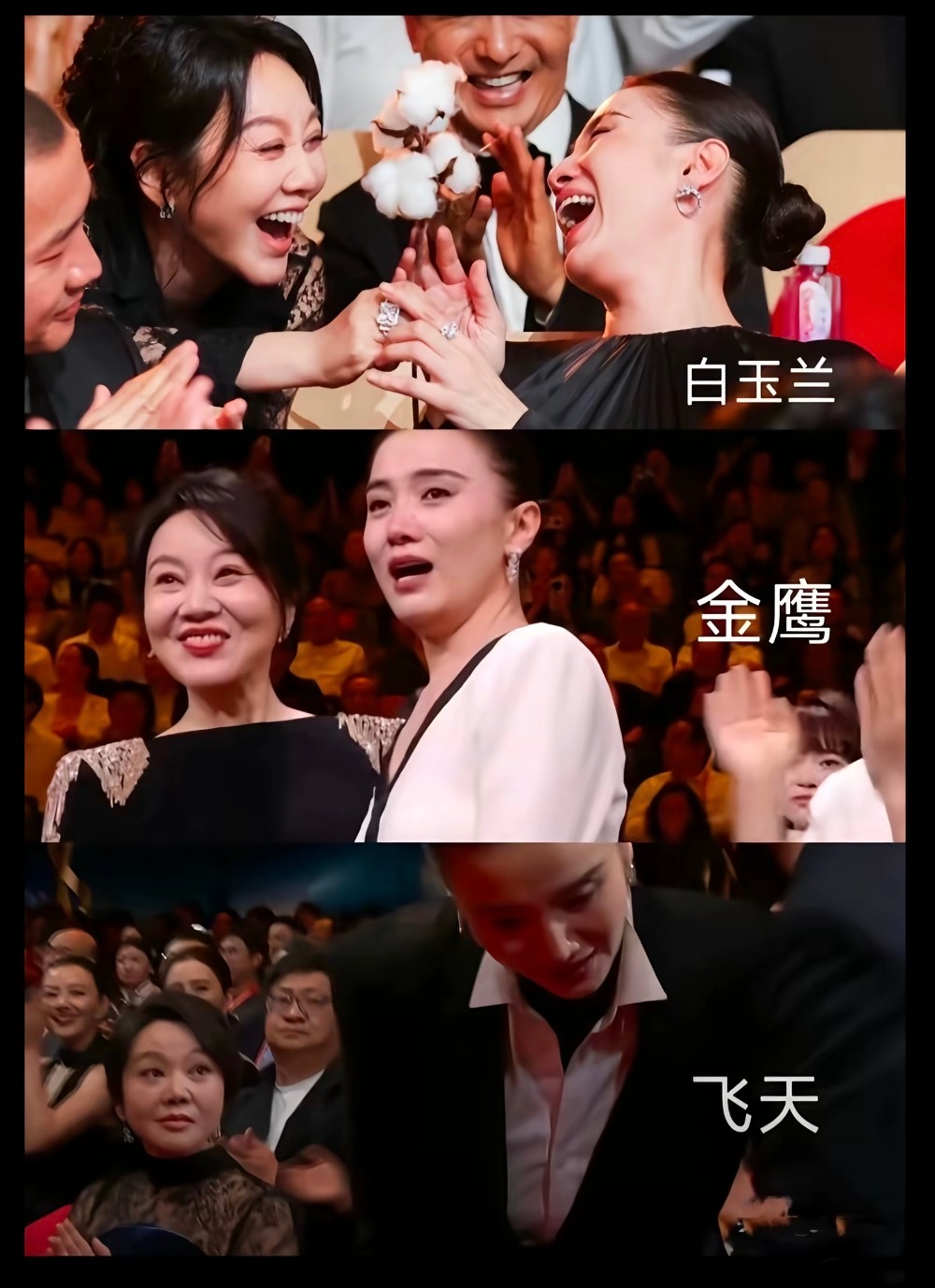 第一个是真的为她感到高兴，第三个反应过来了，内娱把我们微醺姐都弄清醒了[泪奔] 