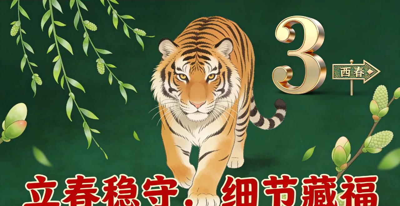属虎今日运势！立春稳守，细节藏福
 
2026.2.4 立春！丙午年庚寅月，宜稳
