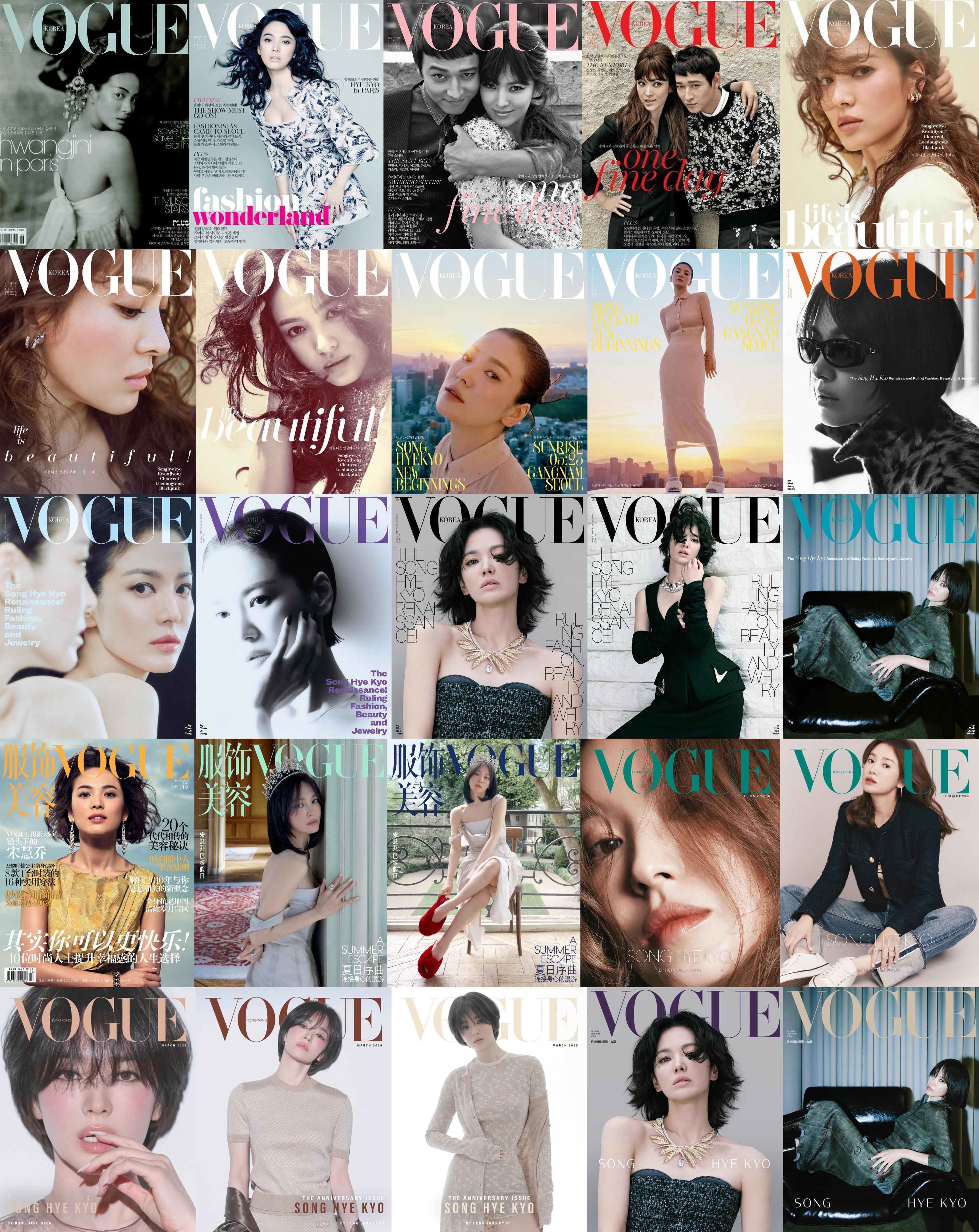 宋慧乔 ｜ VOGUE 版本刊数合集「04 个版本 ，11 刊」📖 ：VOGU
